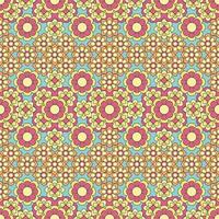 Abstract seamless flower pattern. Repeat pattern. vector