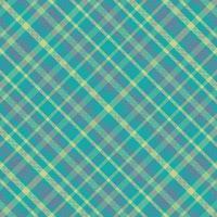 Tartan plaid pattern with texture and summer color. vector