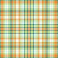 Tartan plaid pattern with texture and summer color. vector