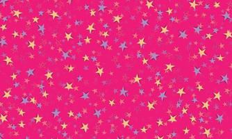 fondo vectorial rosa claro con estrellas moradas y rosas sobre fondo abstracto borroso con degradado. vector