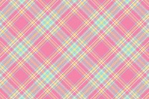 Tartan plaid pattern with texture and summer color. vector