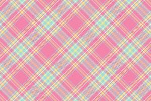 Tartan plaid pattern with texture and summer color. vector