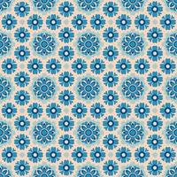 Abstract seamless flower pattern. Repeat pattern. vector