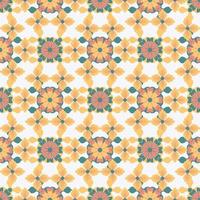 Abstract seamless flower pattern. Repeat pattern. vector