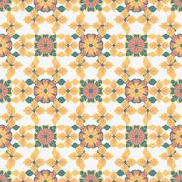 Abstract seamless flower pattern. Repeat pattern. vector