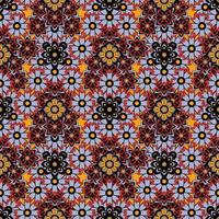 Abstract seamless flower pattern.  Repeat pattern. vector
