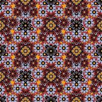 Abstract seamless flower pattern.  Repeat pattern. vector