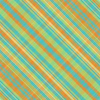 Tartan plaid pattern with texture and summer color. vector