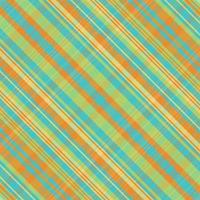 Tartan plaid pattern with texture and summer color. vector