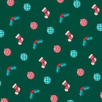 Hand drawn christmas pattern design background. Vector. vector