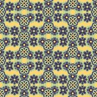 Abstract seamless flower pattern. Repeat pattern. vector