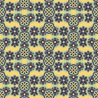 Abstract seamless flower pattern. Repeat pattern. vector