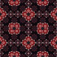 Abstract seamless flower pattern.  Repeat pattern. vector