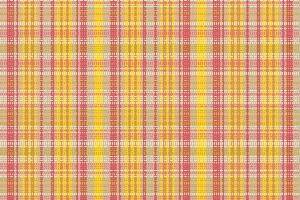 Tartan plaid pattern with texture and summer color. vector