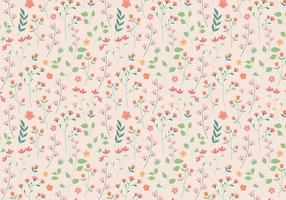 Hand drawn abstract floral pattern background. Vector. vector