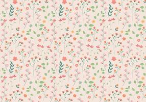 Hand drawn abstract floral pattern background. Vector. vector