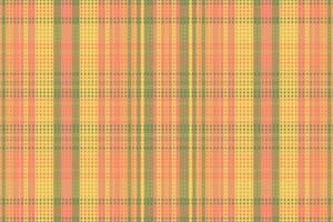Tartan plaid pattern with texture and summer color. vector