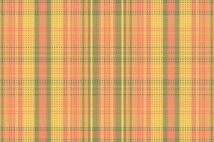 Tartan plaid pattern with texture and summer color. vector