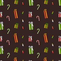 Hand drawn christmas pattern design background. Vector. vector