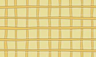 Abstract yellow, white and black lines pattern in seamless style. vector