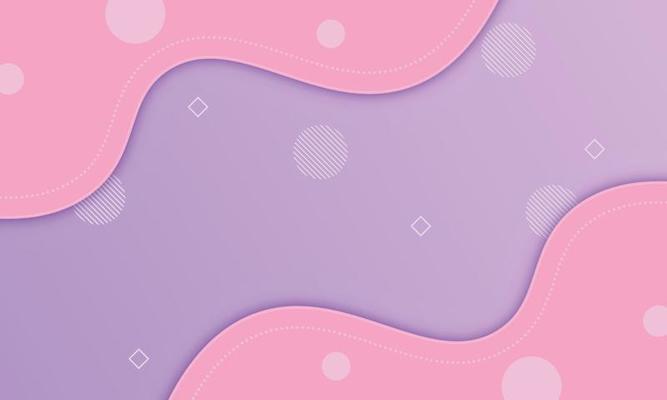 Modern pink and purple fluid in paper style background.