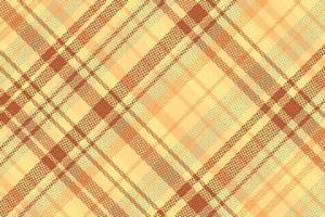 Tartan plaid pattern with texture and summer color. vector