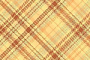 Tartan plaid pattern with texture and summer color. vector