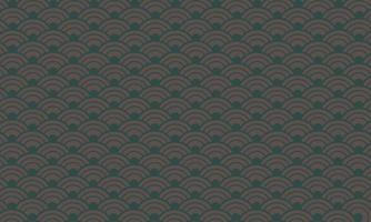 Round curve cross scale in seamless pattern. vector