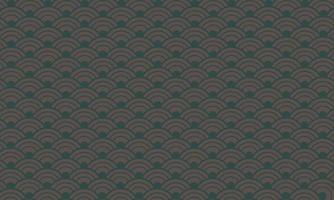 Round curve cross scale in seamless pattern. vector