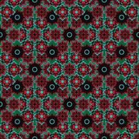 Abstract seamless flower pattern.  Repeat pattern. vector