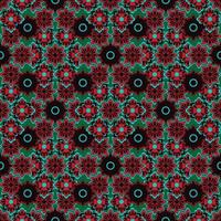 Abstract seamless flower pattern.  Repeat pattern. vector