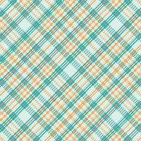 Tartan plaid pattern with texture and summer color. vector