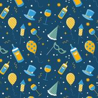 Hand drawn christmas pattern design background. vector