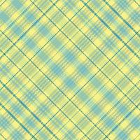Tartan plaid pattern with texture and summer color. vector