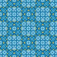 Abstract seamless flower pattern. Repeat pattern. vector