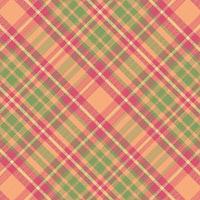 Tartan plaid pattern with texture and summer color. vector