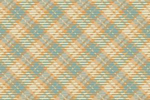 Tartan plaid pattern with texture and summer color. vector