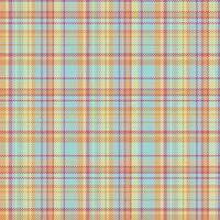 Tartan plaid pattern with texture and summer color. vector