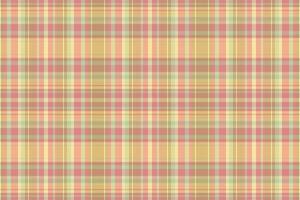 Tartan plaid pattern with texture and summer color. vector