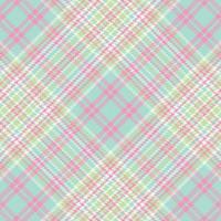 Tartan plaid pattern with texture and summer color. vector