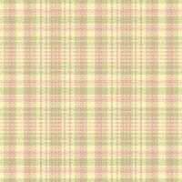 Tartan plaid pattern with texture and summer color. vector