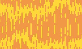 Abstract yellow rounded lines on orange background. vector
