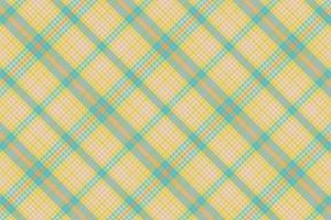 Tartan plaid pattern with texture and summer color. vector