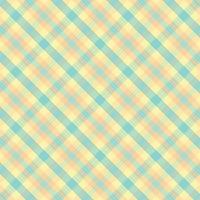 Tartan plaid pattern with texture and summer color. vector