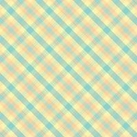 Tartan plaid pattern with texture and summer color. vector