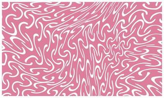 Abstract white rounded shape on pink background. vector
