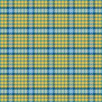 Tartan plaid pattern with texture and summer color. vector