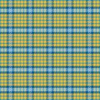 Tartan plaid pattern with texture and summer color. vector