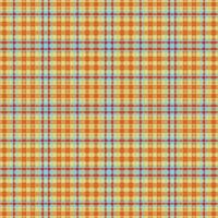Tartan plaid pattern with texture and summer color. vector