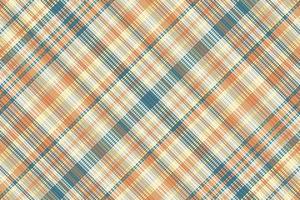 Tartan plaid pattern with texture and summer color. vector